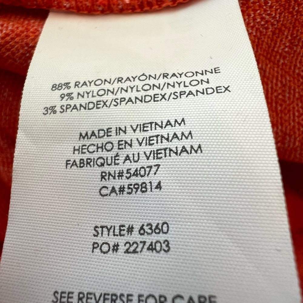 💃 Cabi Matchmaker Skort in orange, women’s size 4. Flirty Skirt-Short Combo - Picture 14 of 15